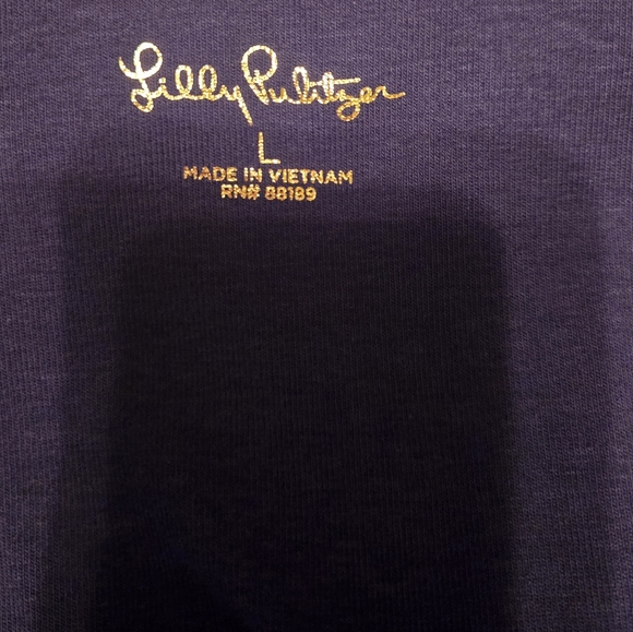Lilly Pulitzer Halee Tee Lg. - Picture 5 of 7